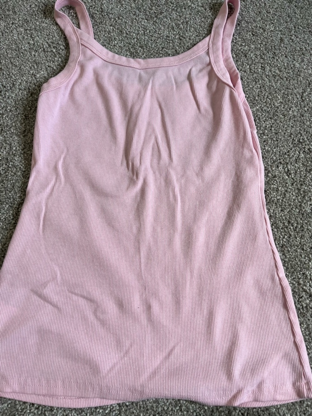 Light pink basic ribbed tank - Picture 3 of 3